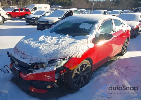 2019 Honda Civic Sport z USA, uszkodzony, nr VIN 2HGFC2F80KH562006